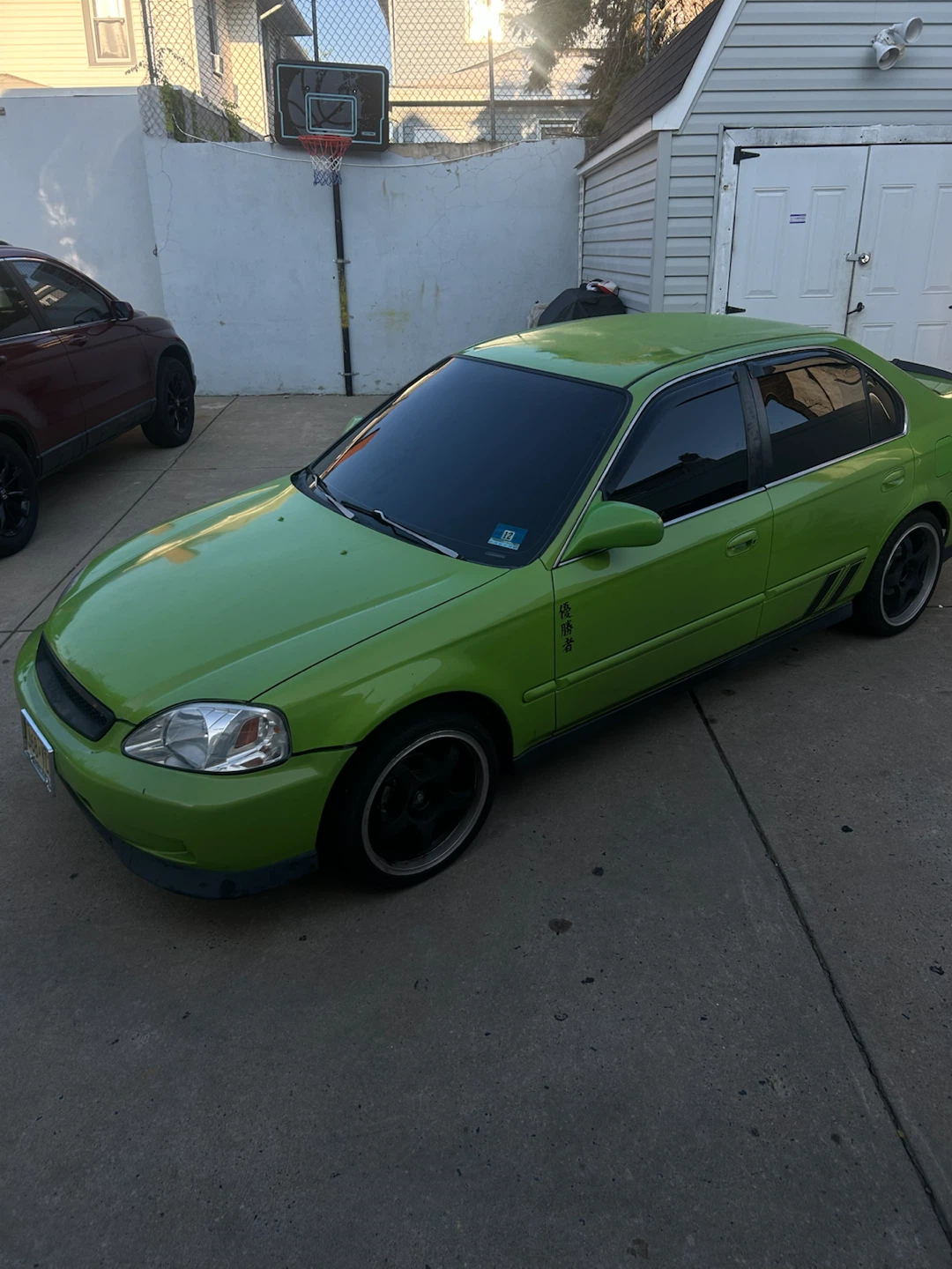 Green Honda Civic Sedan 1999