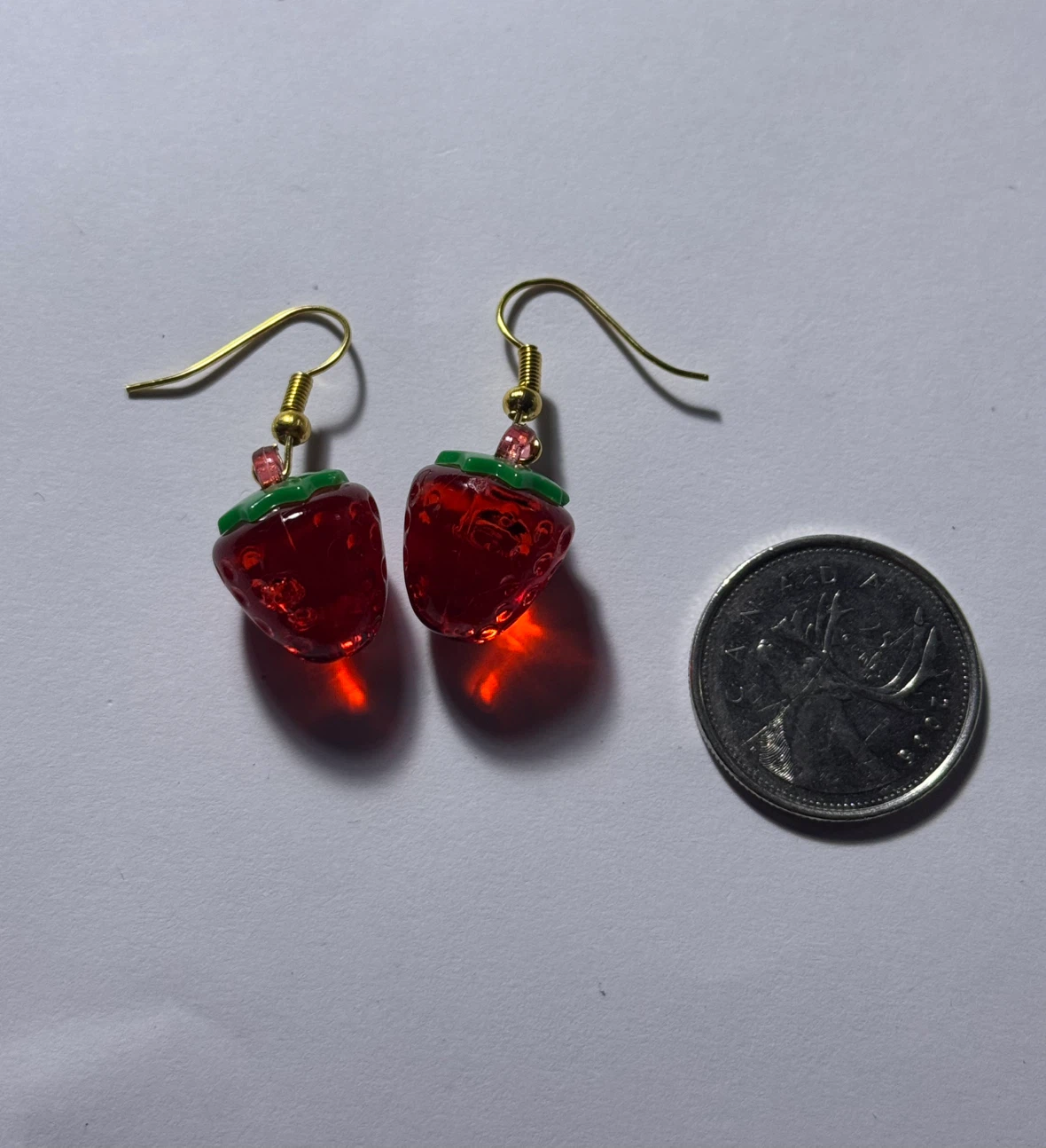 Strawberry Dangle Earrings - photo 2