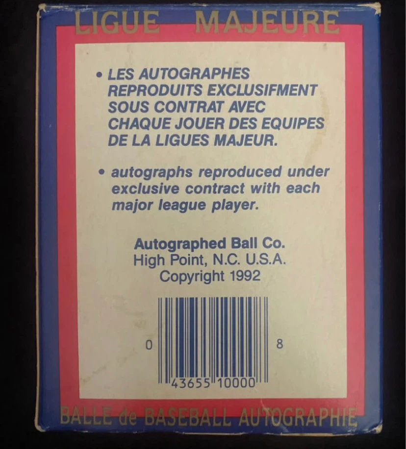 Vintage 1992 MLB World Series Commemorative Baseball - In Box - photo 3