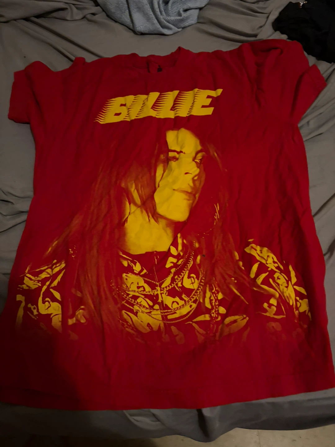 Billie Eilish Red Graphic T-Shirt