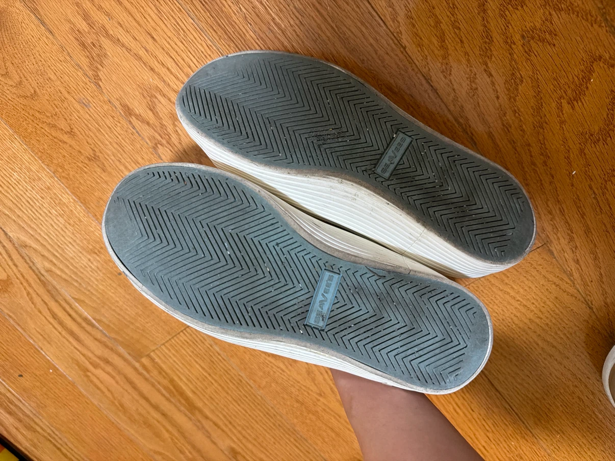 Size 6 Seavees White Canvas Platform Sneakers - photo 5