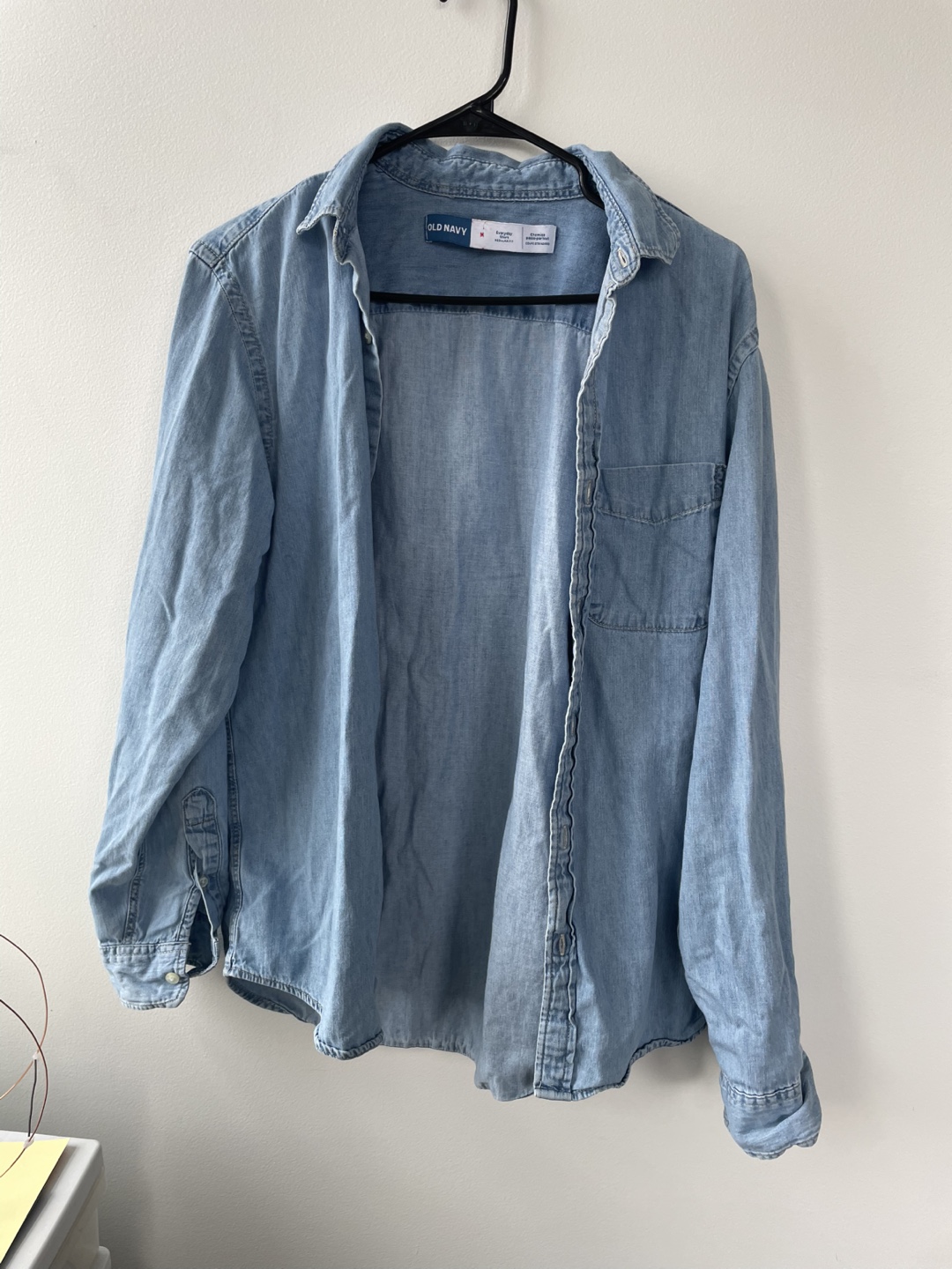 Jean button up shirt