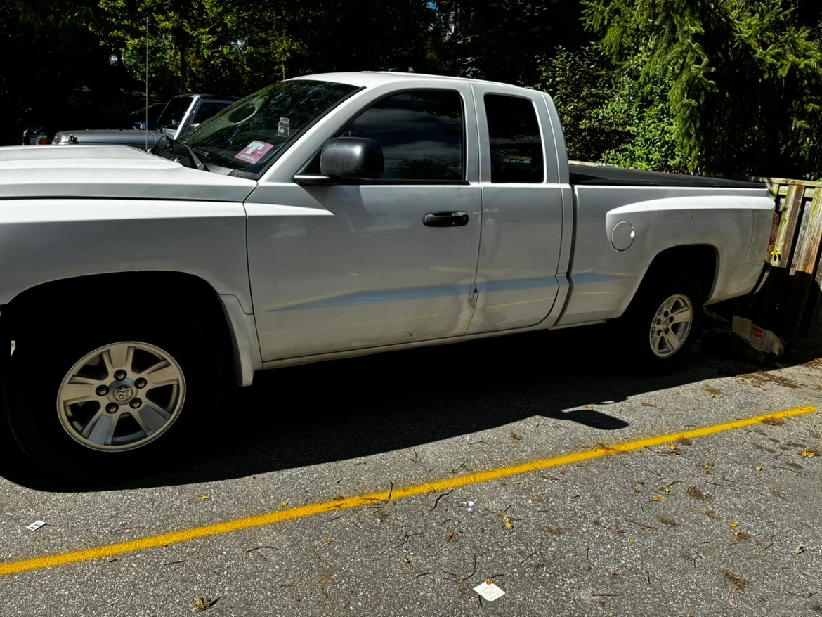 White 2010 dodge dakota - photo 2