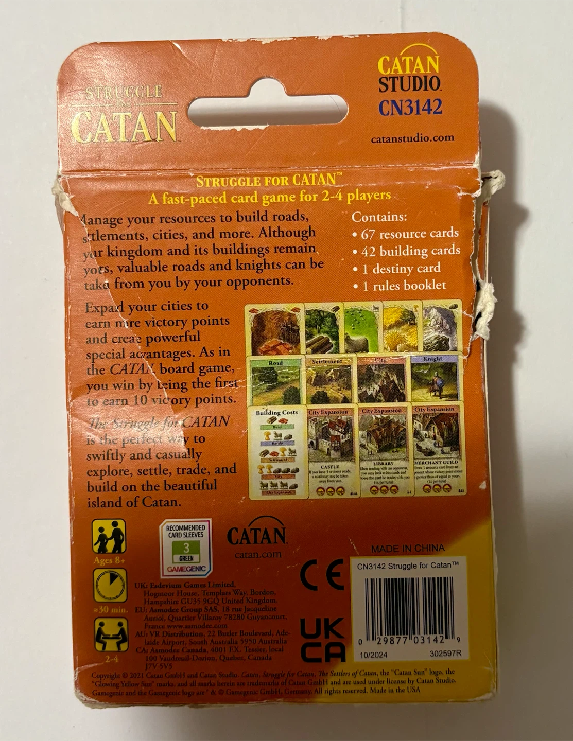 Struggle for Catan Card Game - photo 2