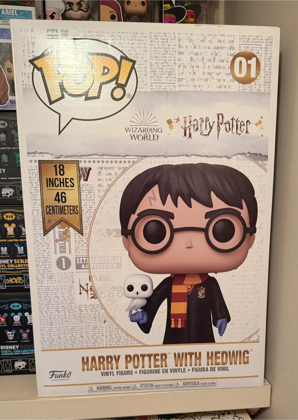 18” Harry Potter with hedwig Funko Pop