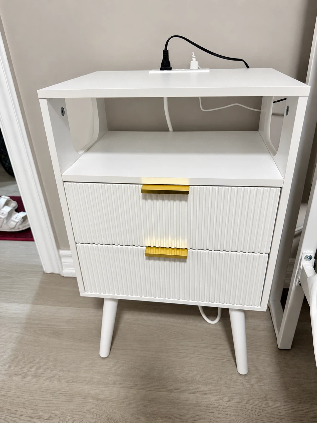 Nightstand with two drawers