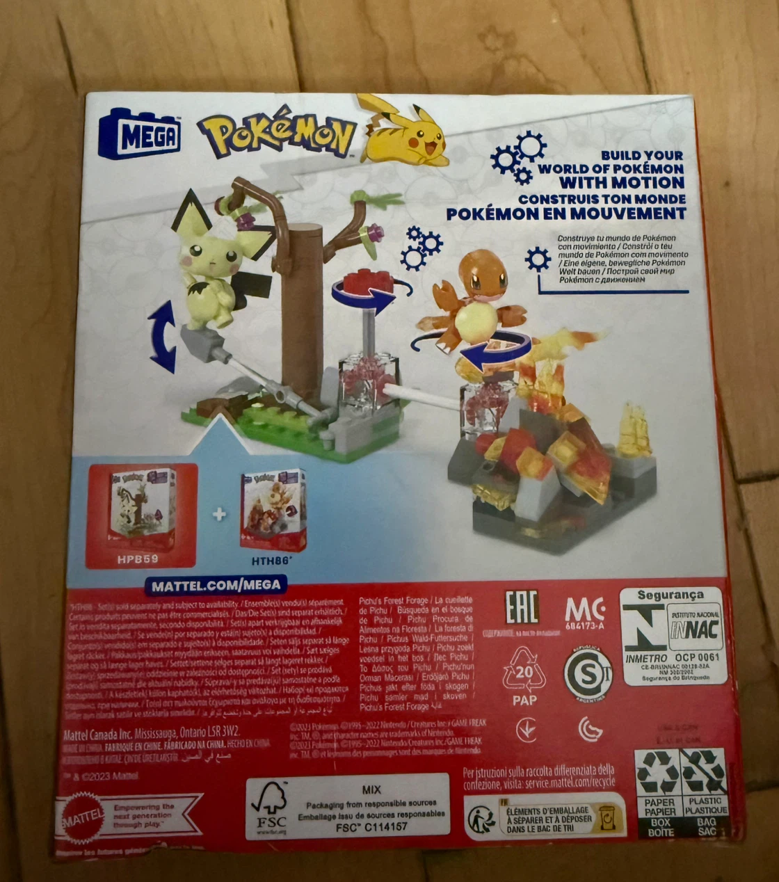 Mega Pokemon Pichu's Forest Forage Building Set - photo 2
