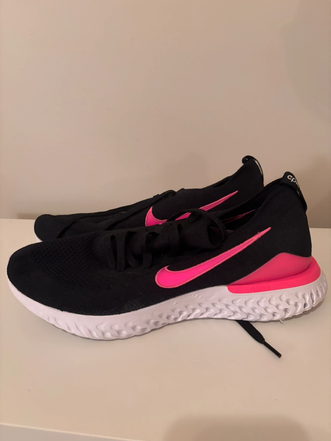 Nike Epic React Running Shoes Black and Pink - photo 3