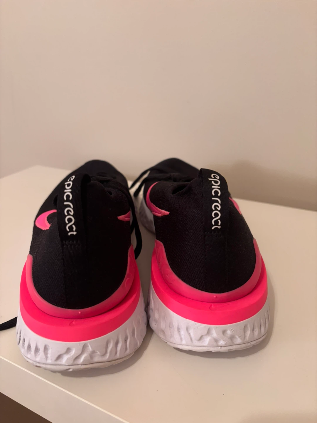 Nike Epic React Running Shoes Black and Pink - photo 4