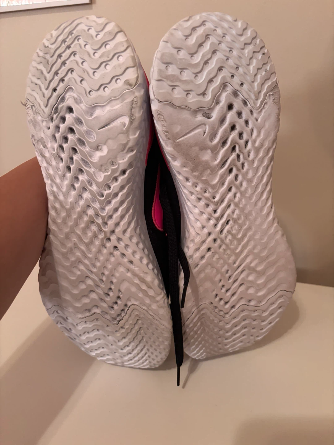 Nike Epic React Running Shoes Black and Pink - photo 5