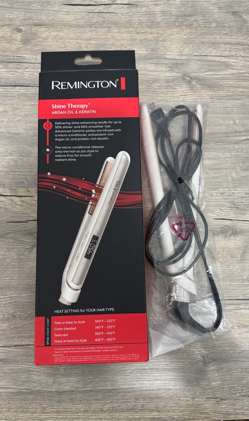 Remington Shine Therapy Argan Oil & Keratin Hair Straightener