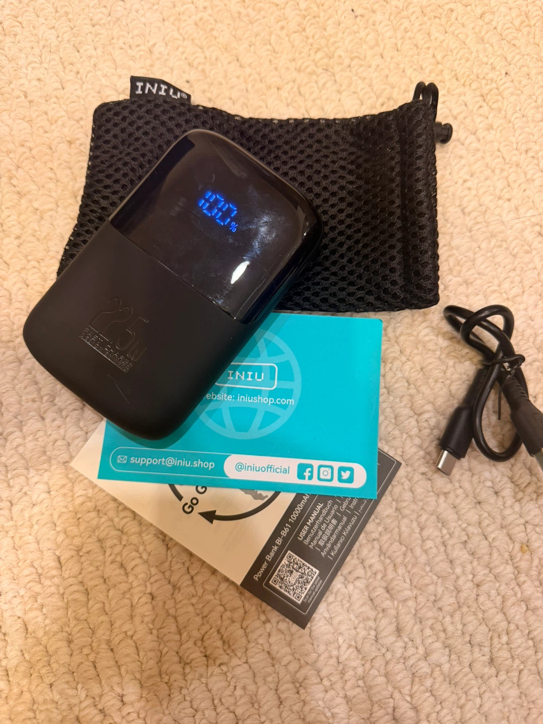 INIU 10,000mAh 22.5W Fast Charging Power Bank – Open Box - photo 3