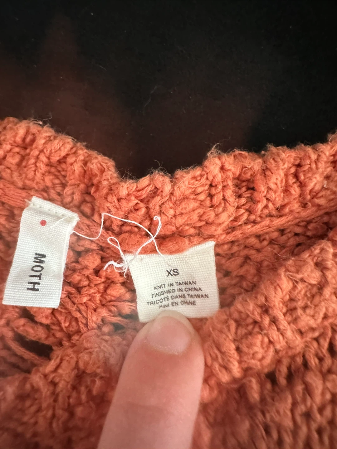 Anthropologie sweater - Burnt Orange - XS - photo 2