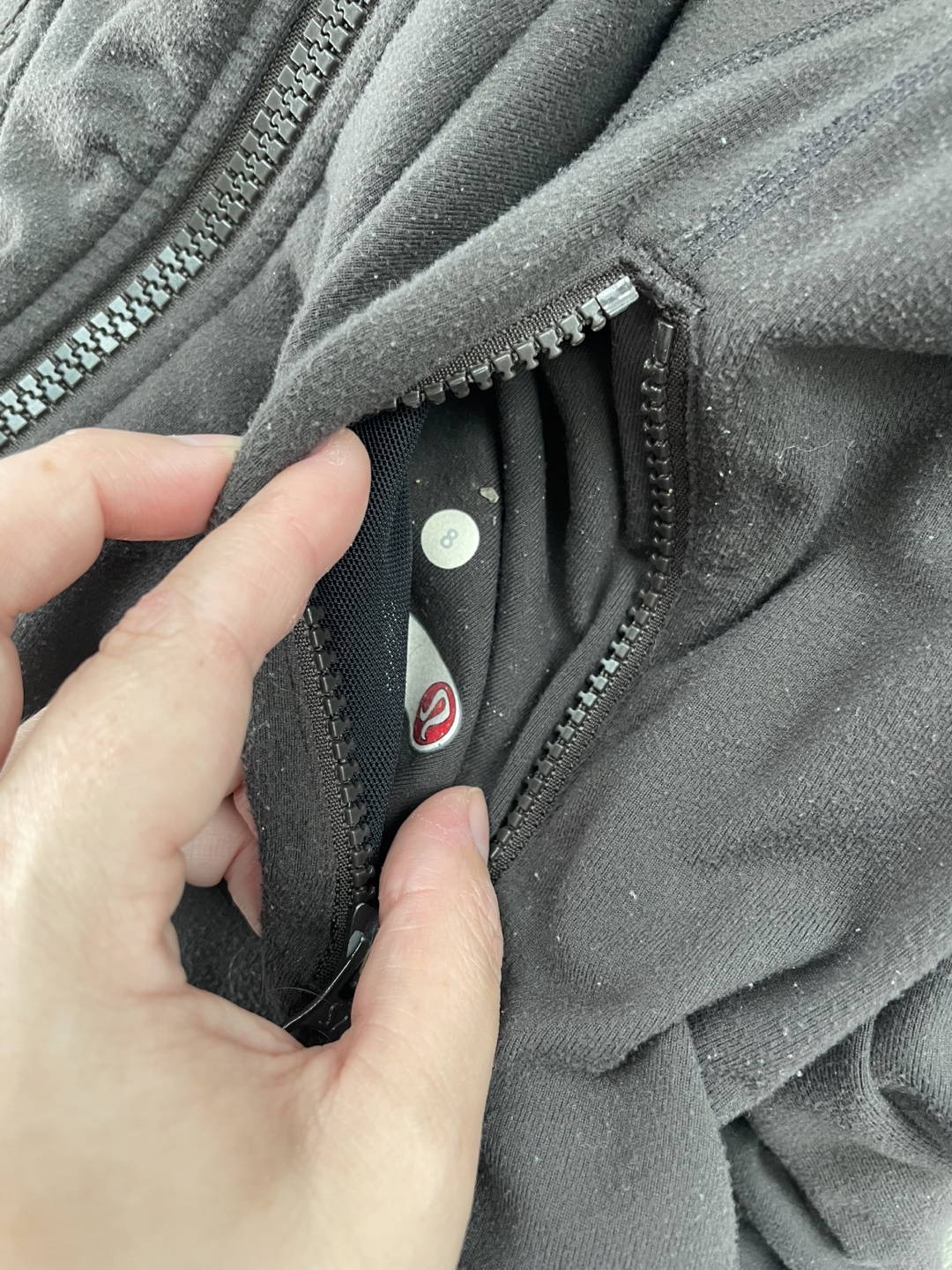 Grey Lululemon Zip Up Sweater - photo 5