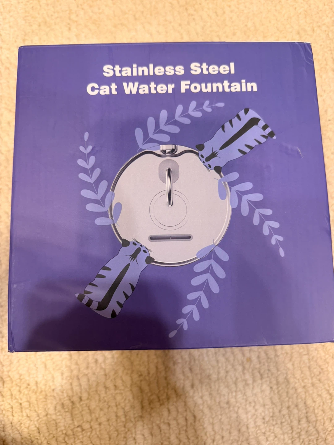 2.2L Stainless Steel Cat Water Fountain – Brand New in Box - photo 4