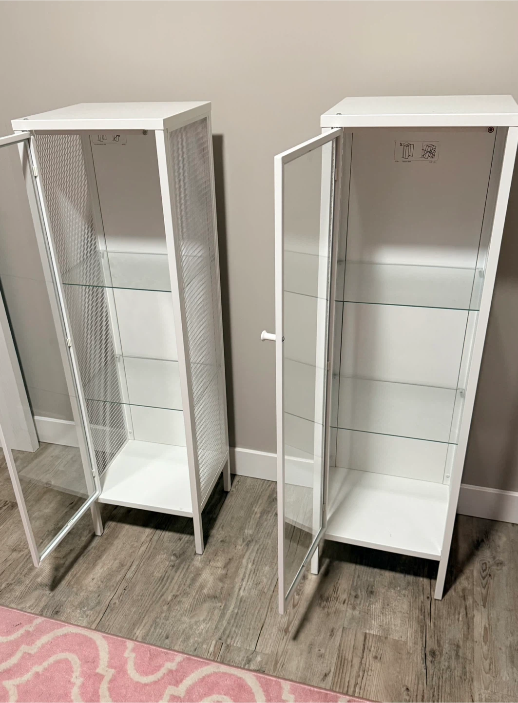 2 IKEA BAGGEBO cabinets