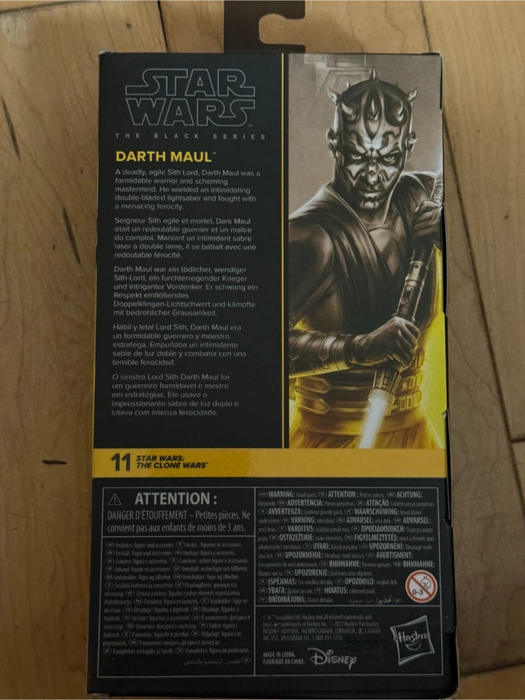 Star Wars The Black Series Darth Maul Figure - photo 2