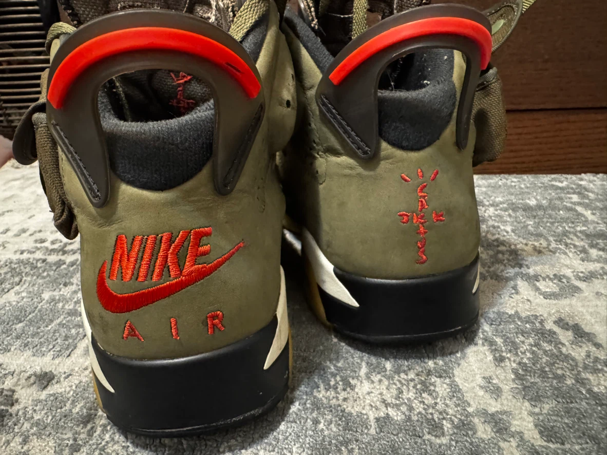 Nike Air Jordan 6 Retro Travis Scott Olive - photo 3