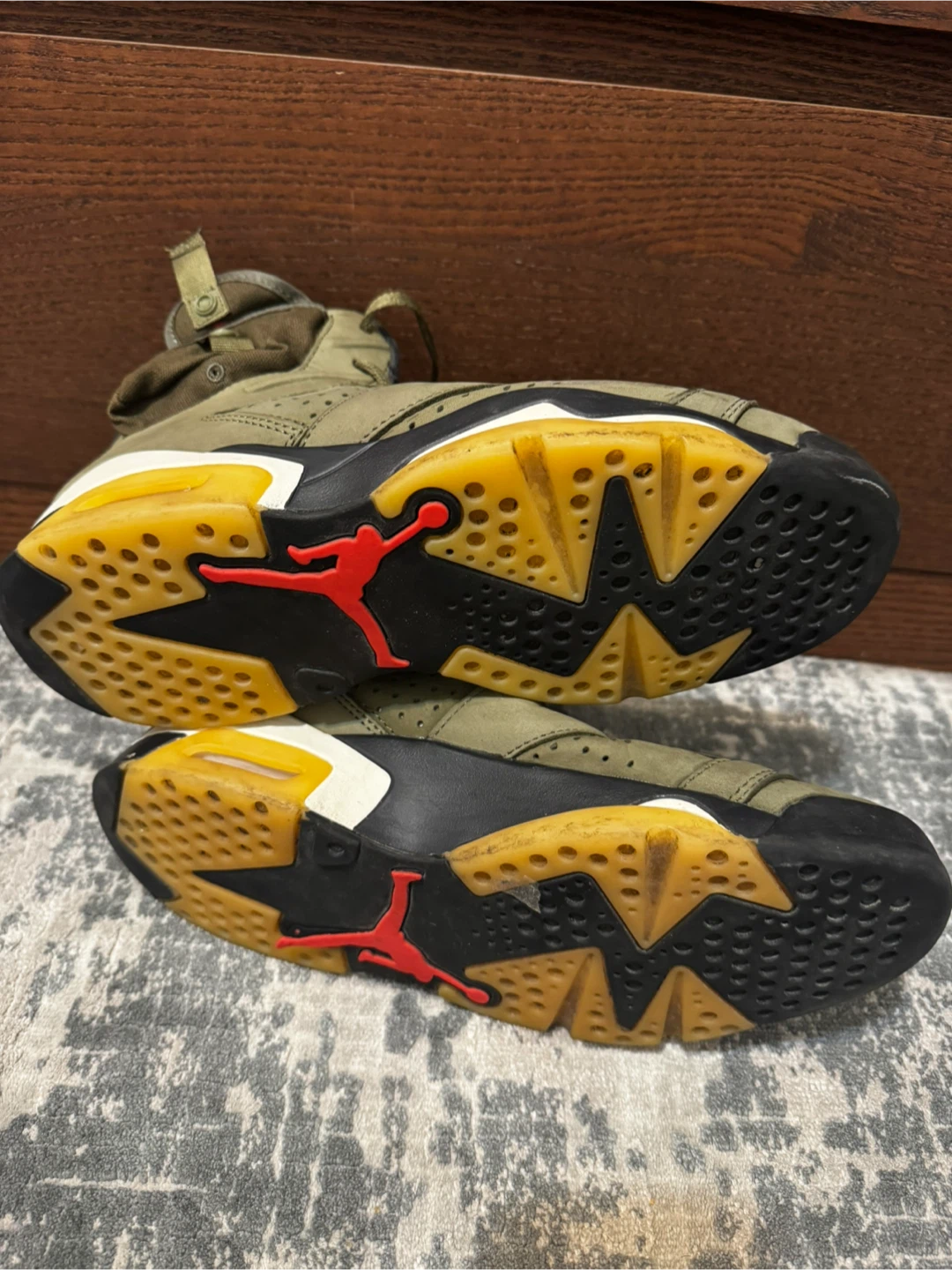 Nike Air Jordan 6 Retro Travis Scott Olive - photo 5