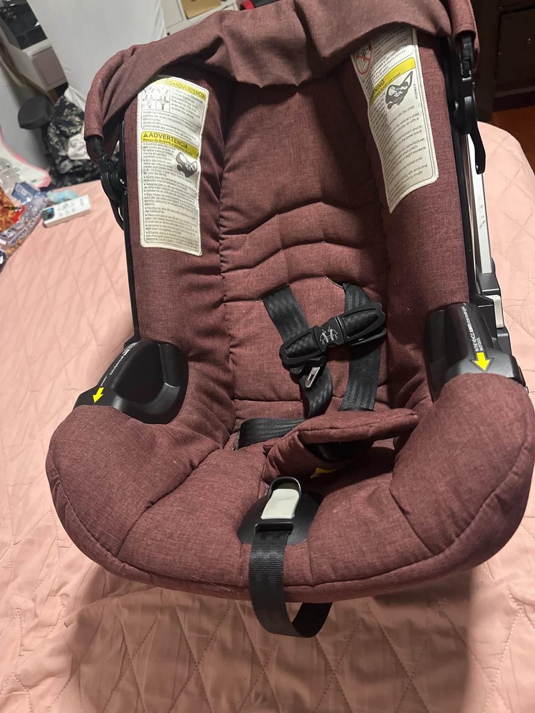 Doona+ Infant Car Seat Stroller - Burgundy - photo 2