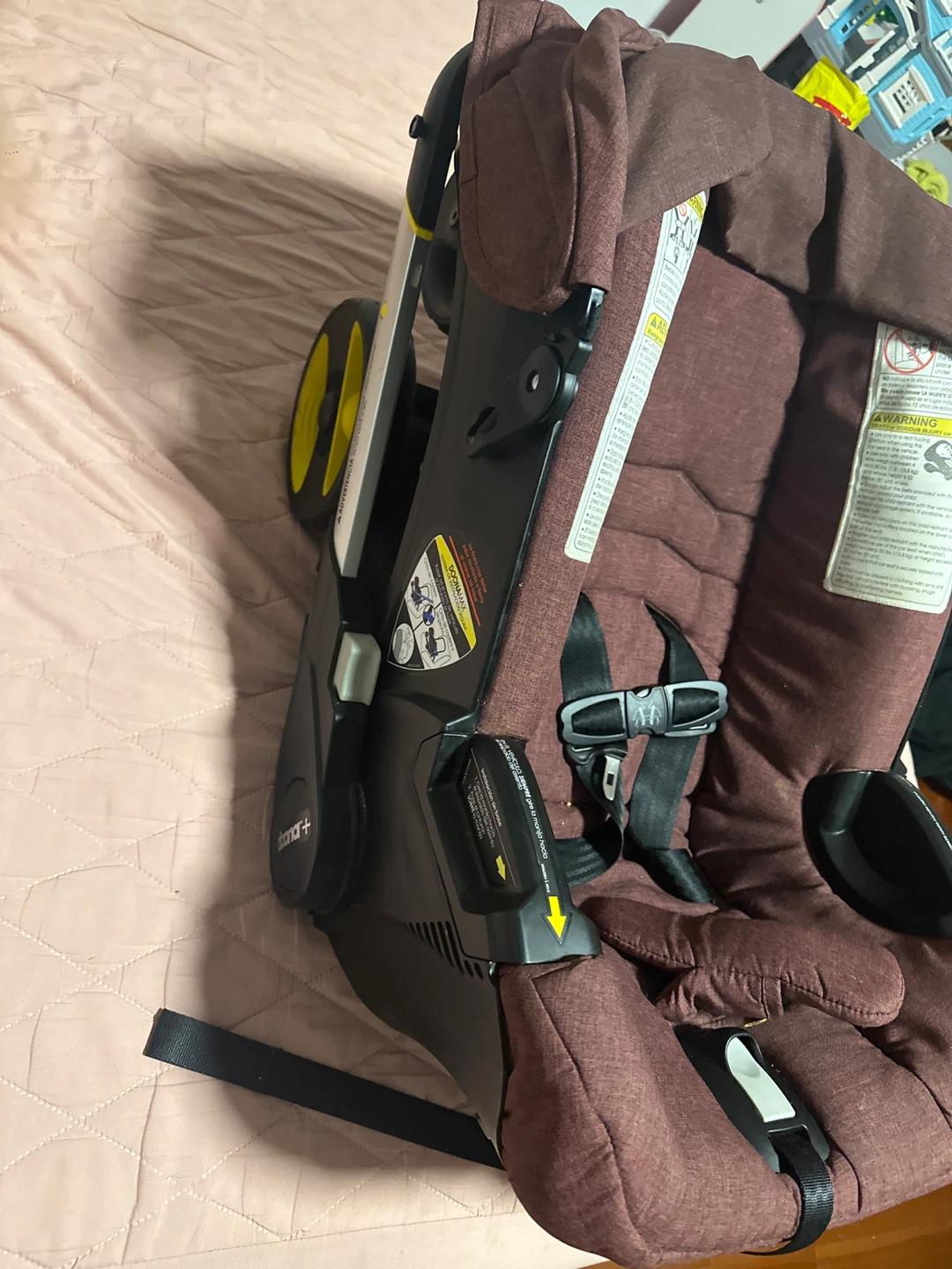 Doona+ Infant Car Seat Stroller - Burgundy - photo 3
