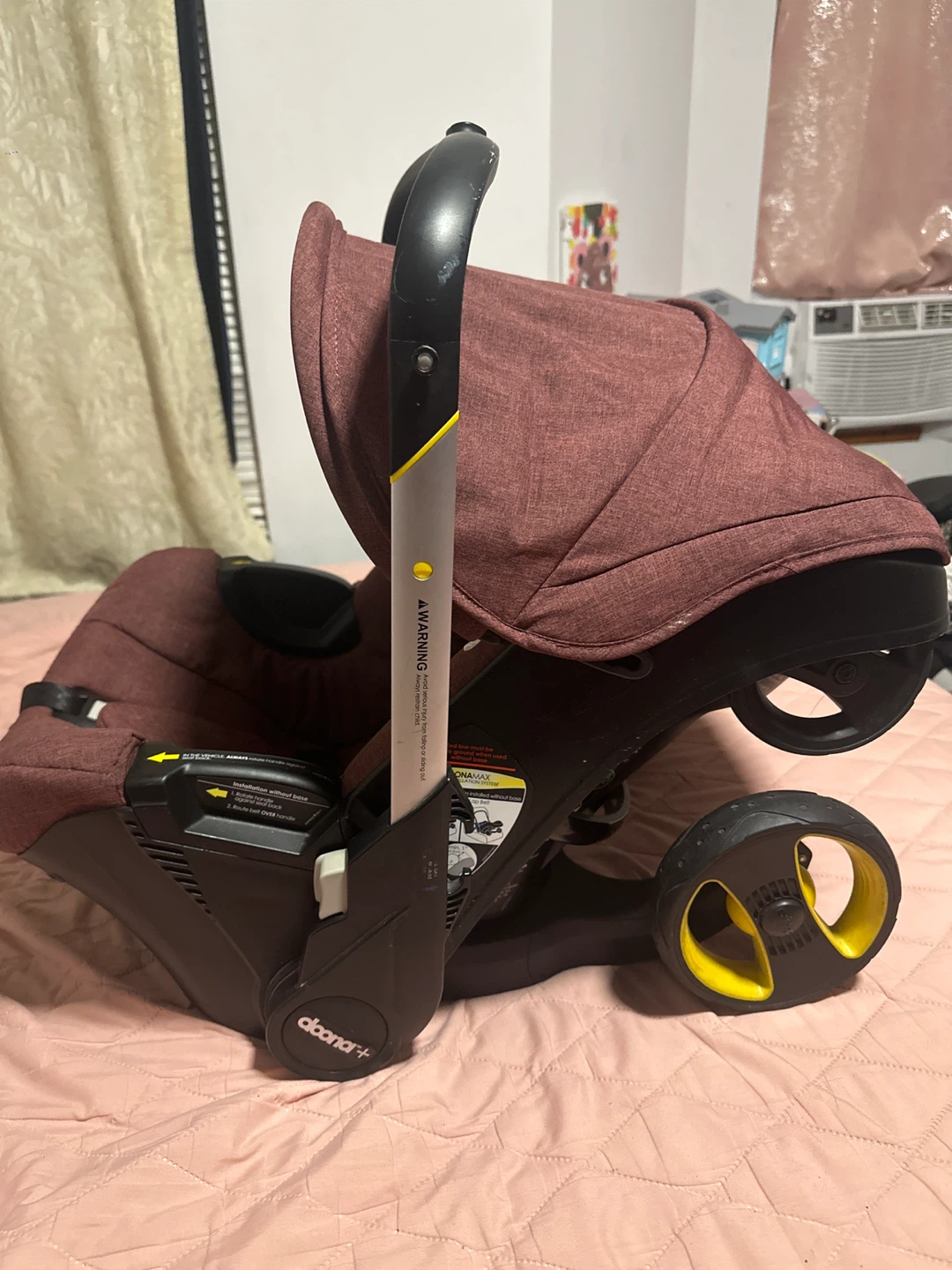 Doona+ Infant Car Seat Stroller - Burgundy - photo 5