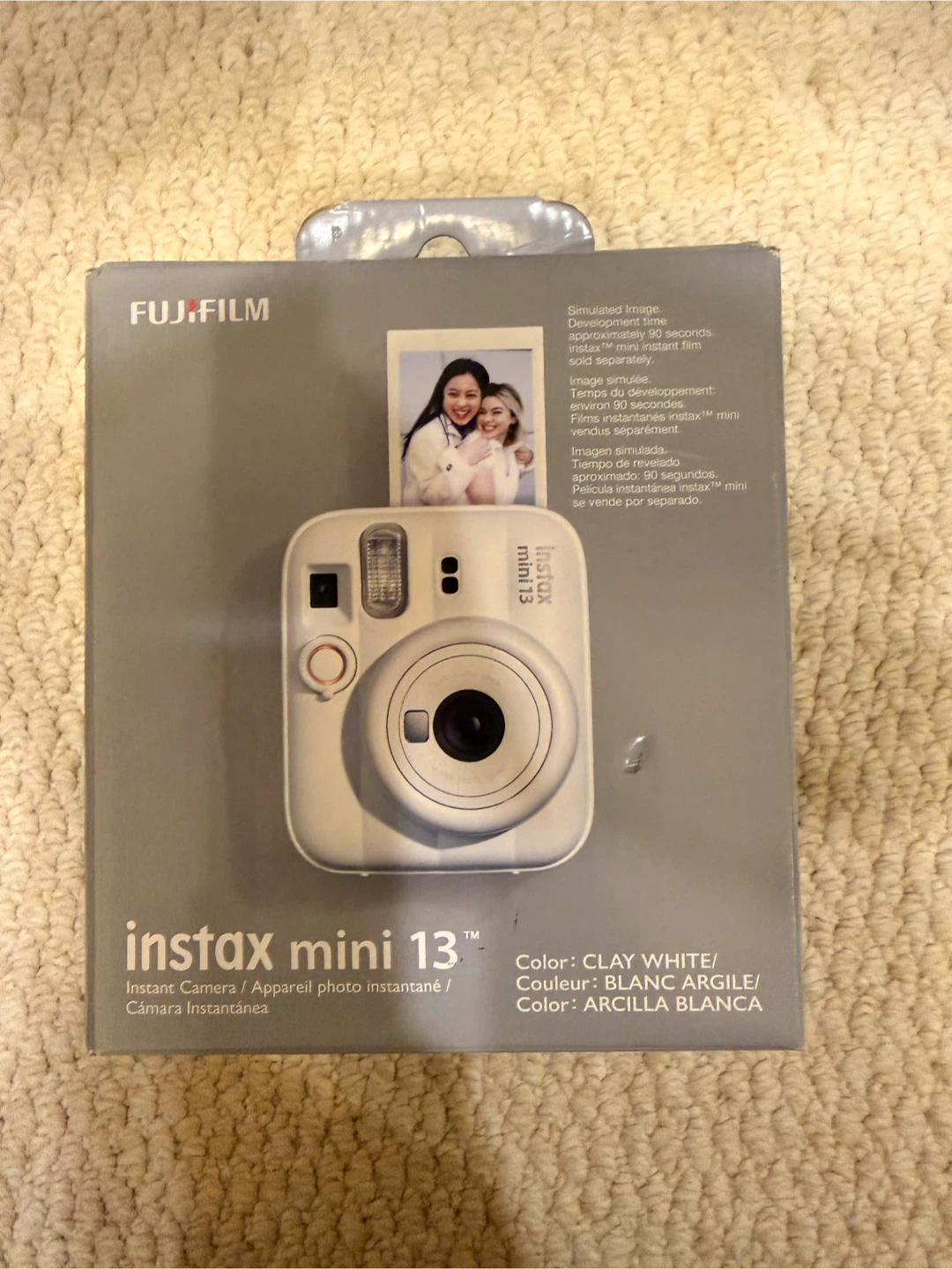 Fujifilm Instax Mini 13 Instant Camera – Clay White – Brand New