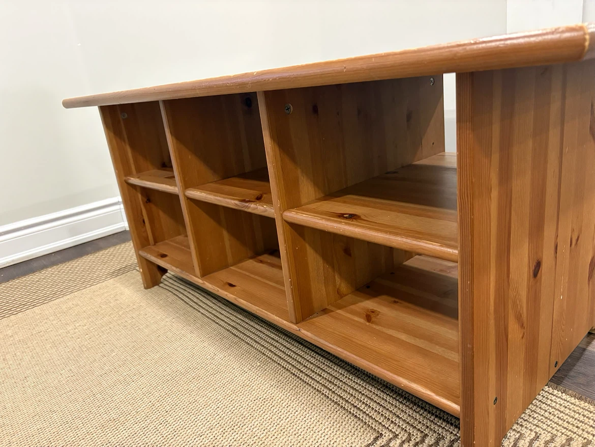 IKEA Pine TV Bench - photo 2
