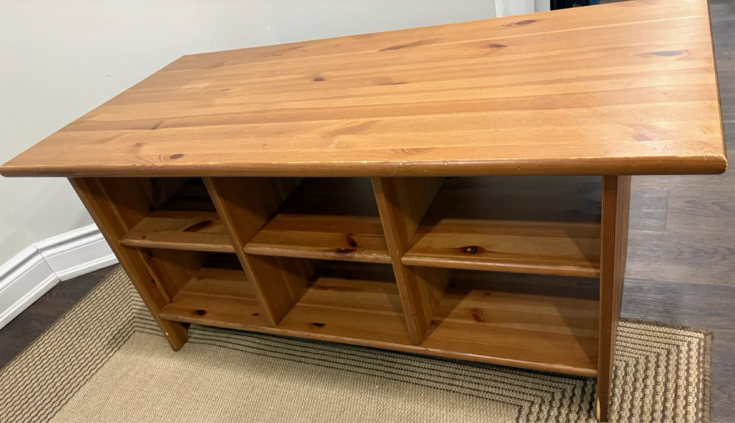 IKEA Pine TV Bench - photo 4