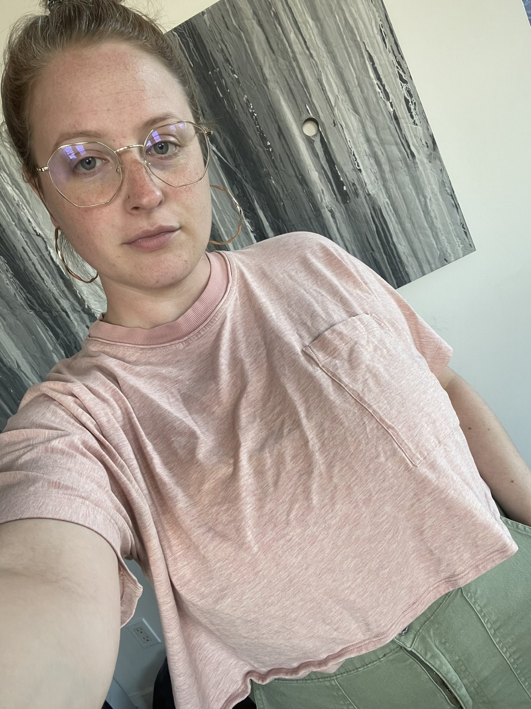 Pink Lululemon Crop Top