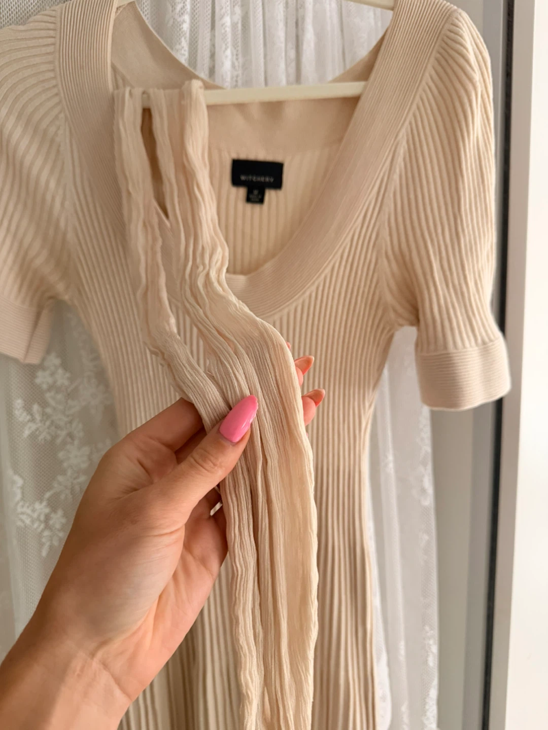 Witchery Ribbed Knit Dress - medium - photo 3
