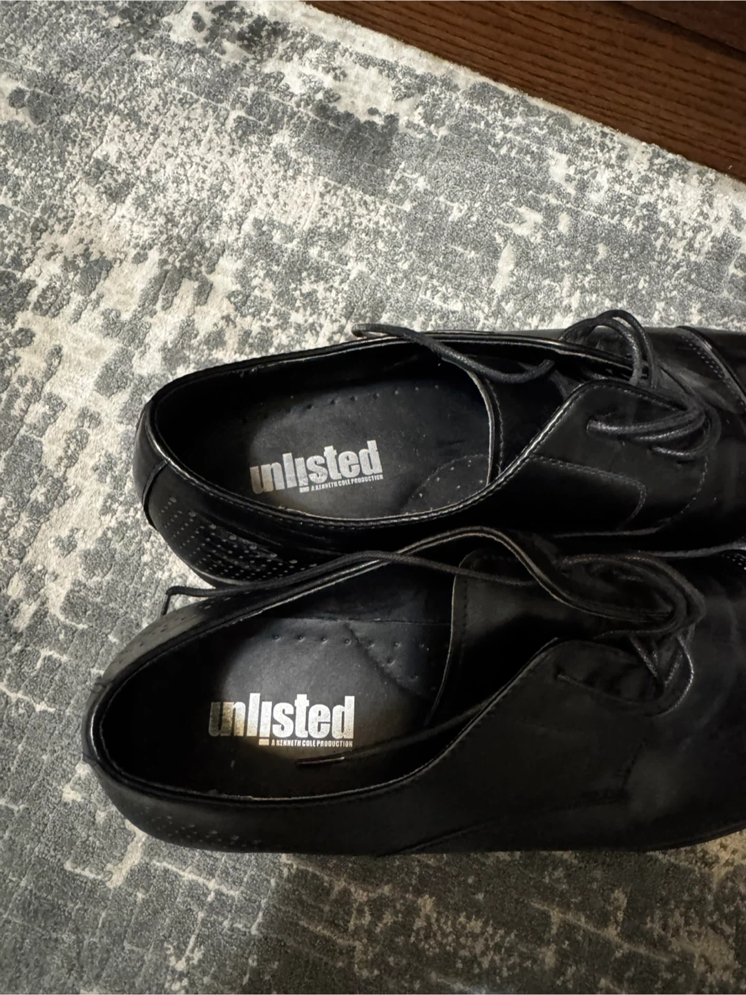 Unlisted by Kenneth Cole Black Cap Toe Oxford Shoes - photo 4