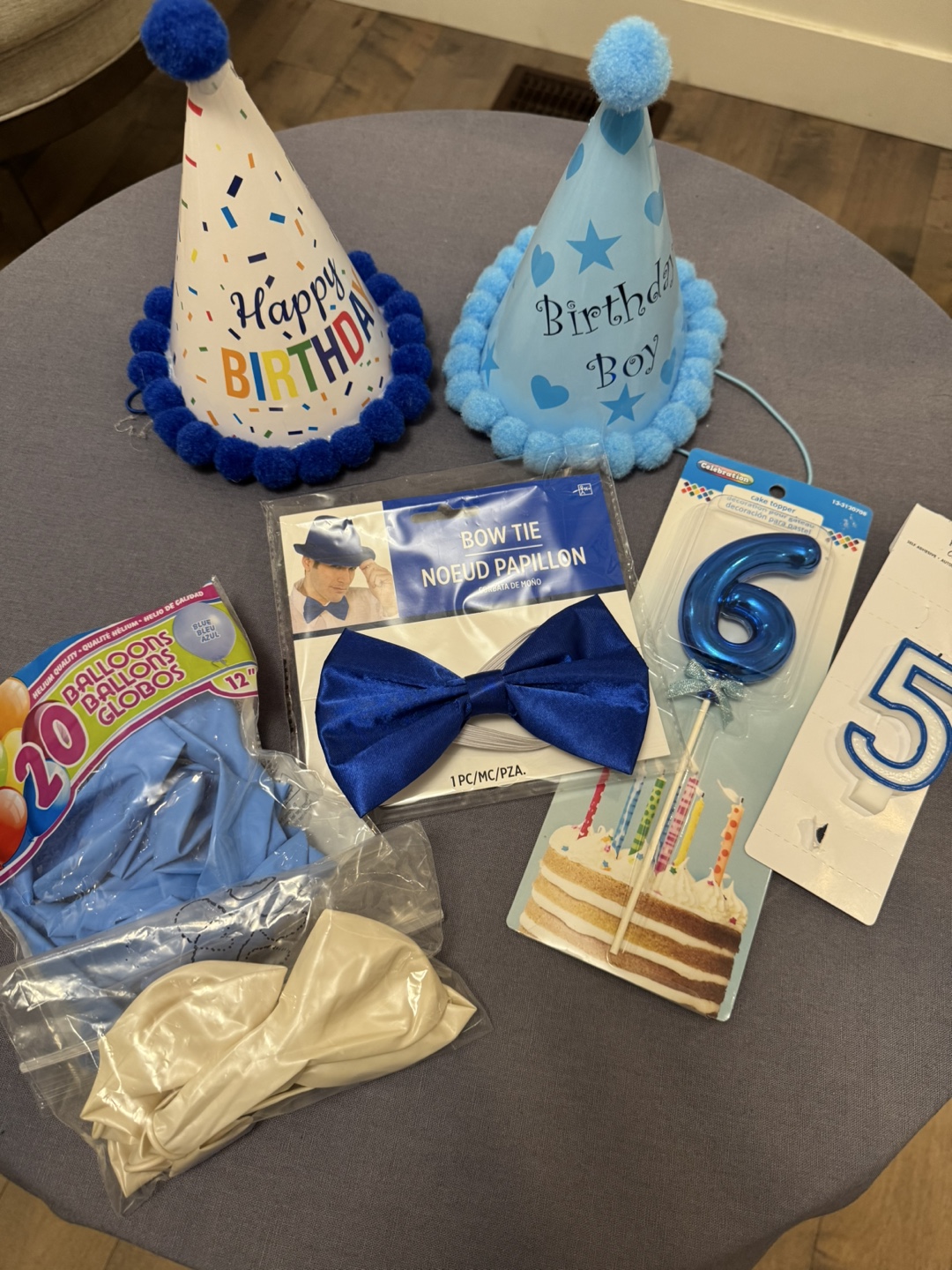 Birthday Party Hat and Bow Tie Set