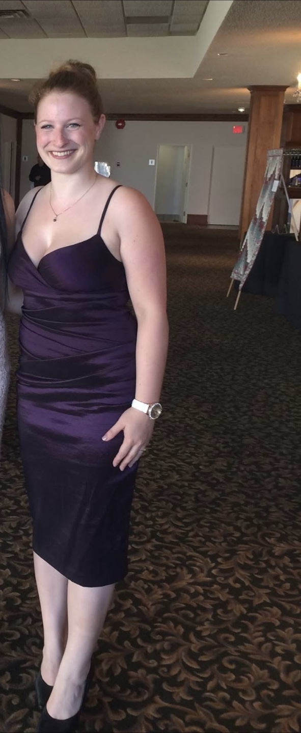 Purple Cocktail Dress