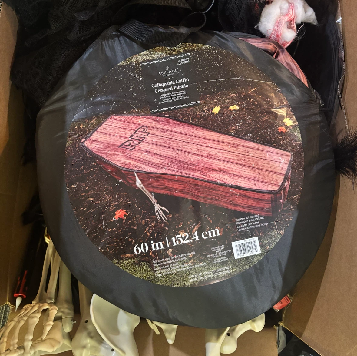 5ft Collapsible Coffin Prop - photo 5