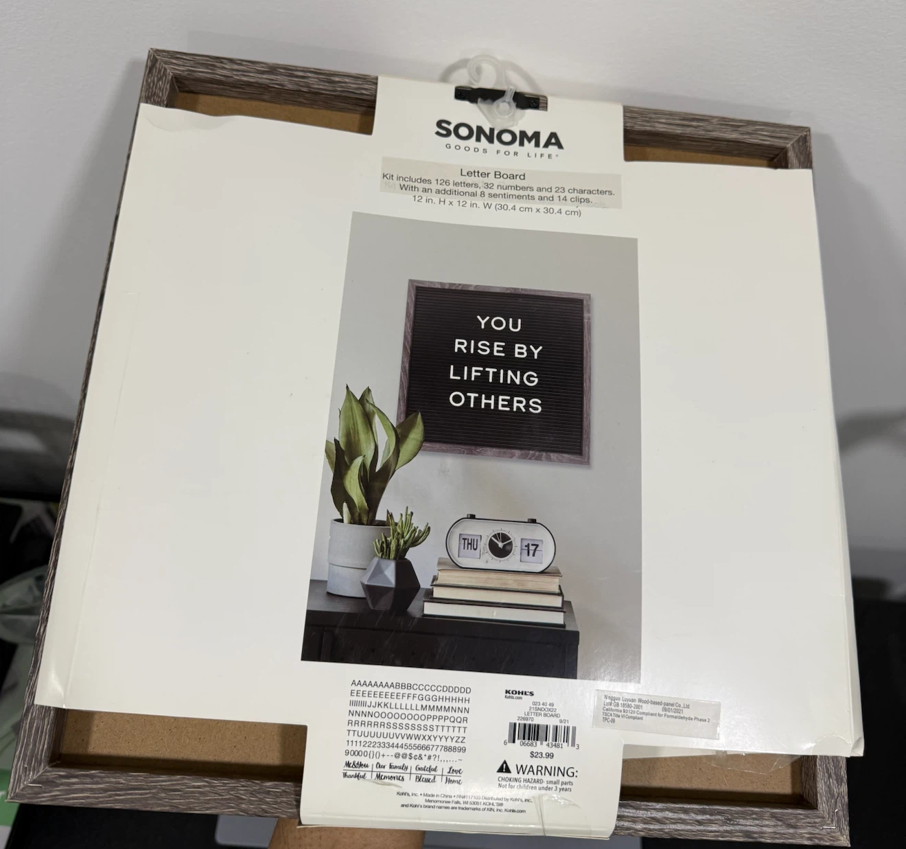 Sonoma Goods for Life Letter Board - photo 4