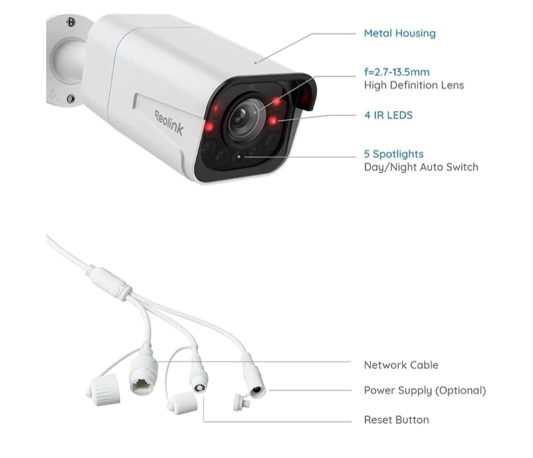 Reolink RLC-811A 8MP Outdoor Security Camera with 5X - photo 5
