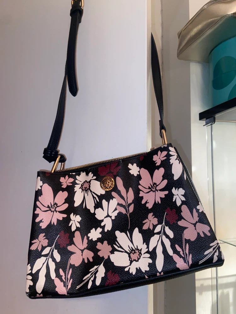 Anne Klein Floral Crossbody Bag