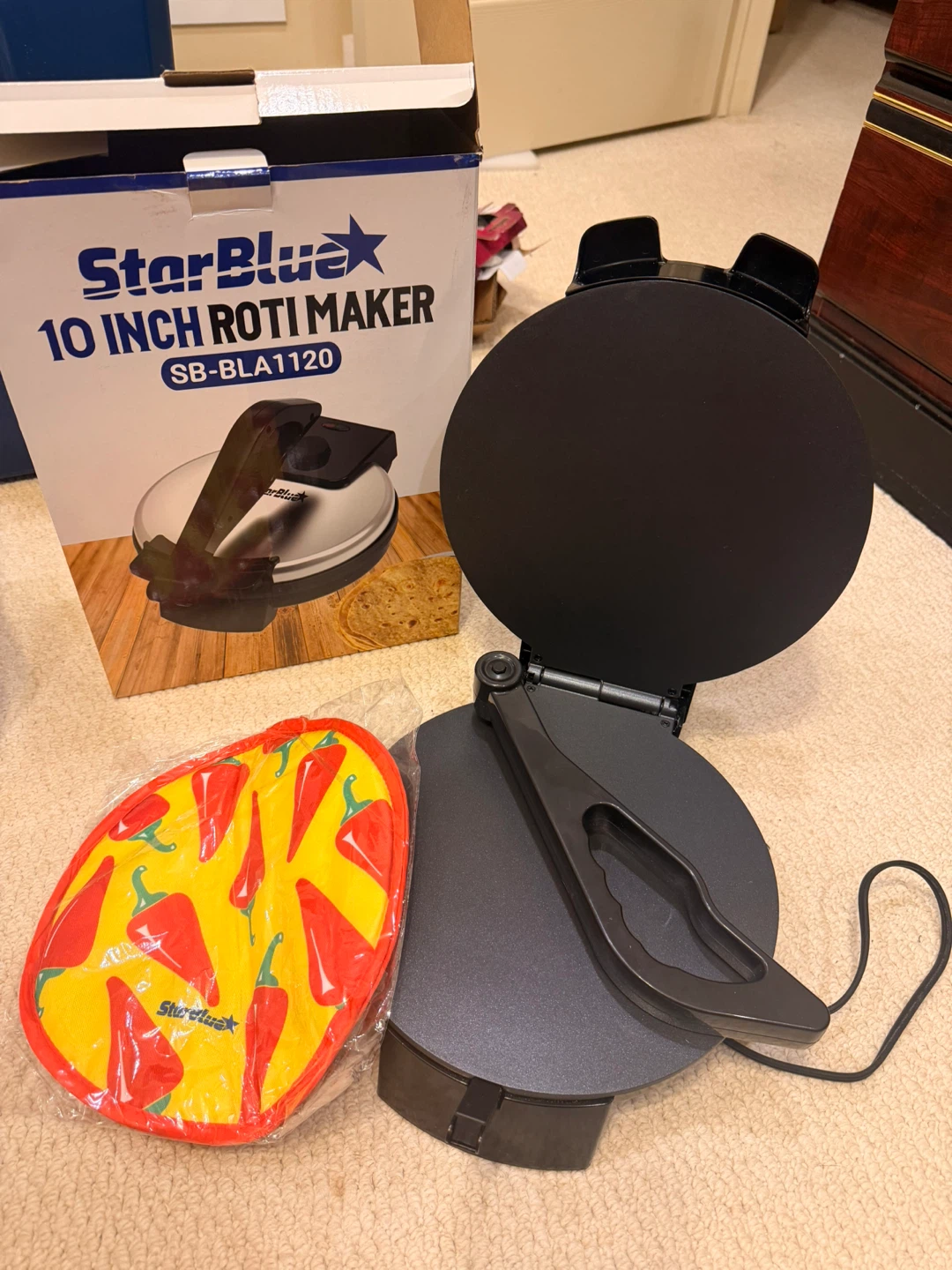 StarBlue 10-Inch Roti Maker – Brand New in Box - photo 3