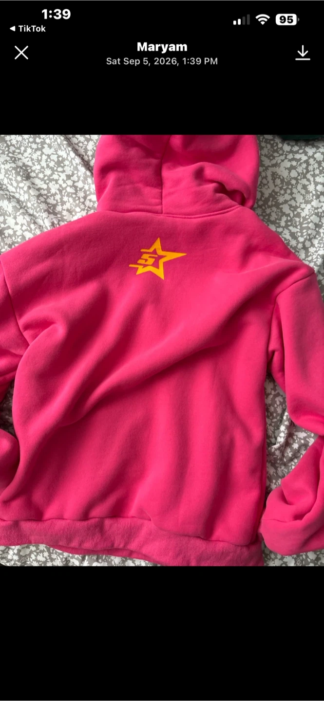 Pink SP5DER Hoodie - photo 2