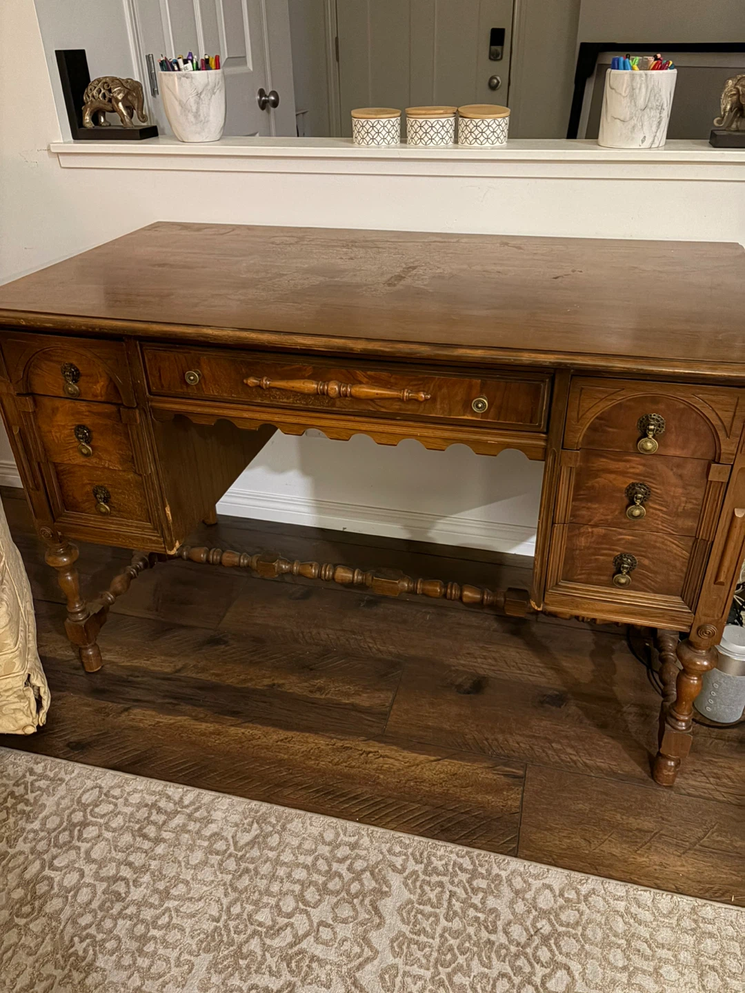 Vintage Wooden Desk