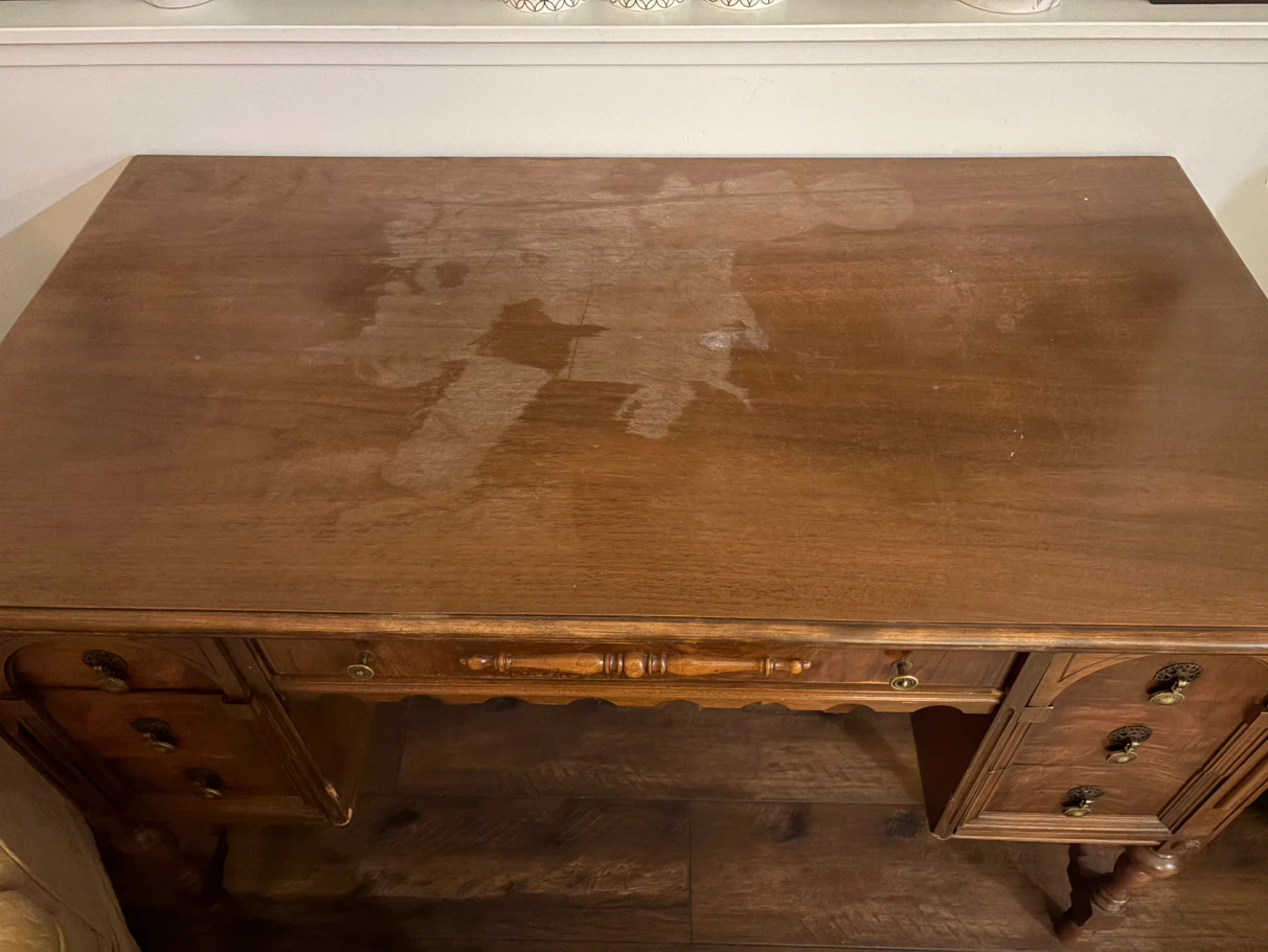 Vintage Wooden Desk - photo 4