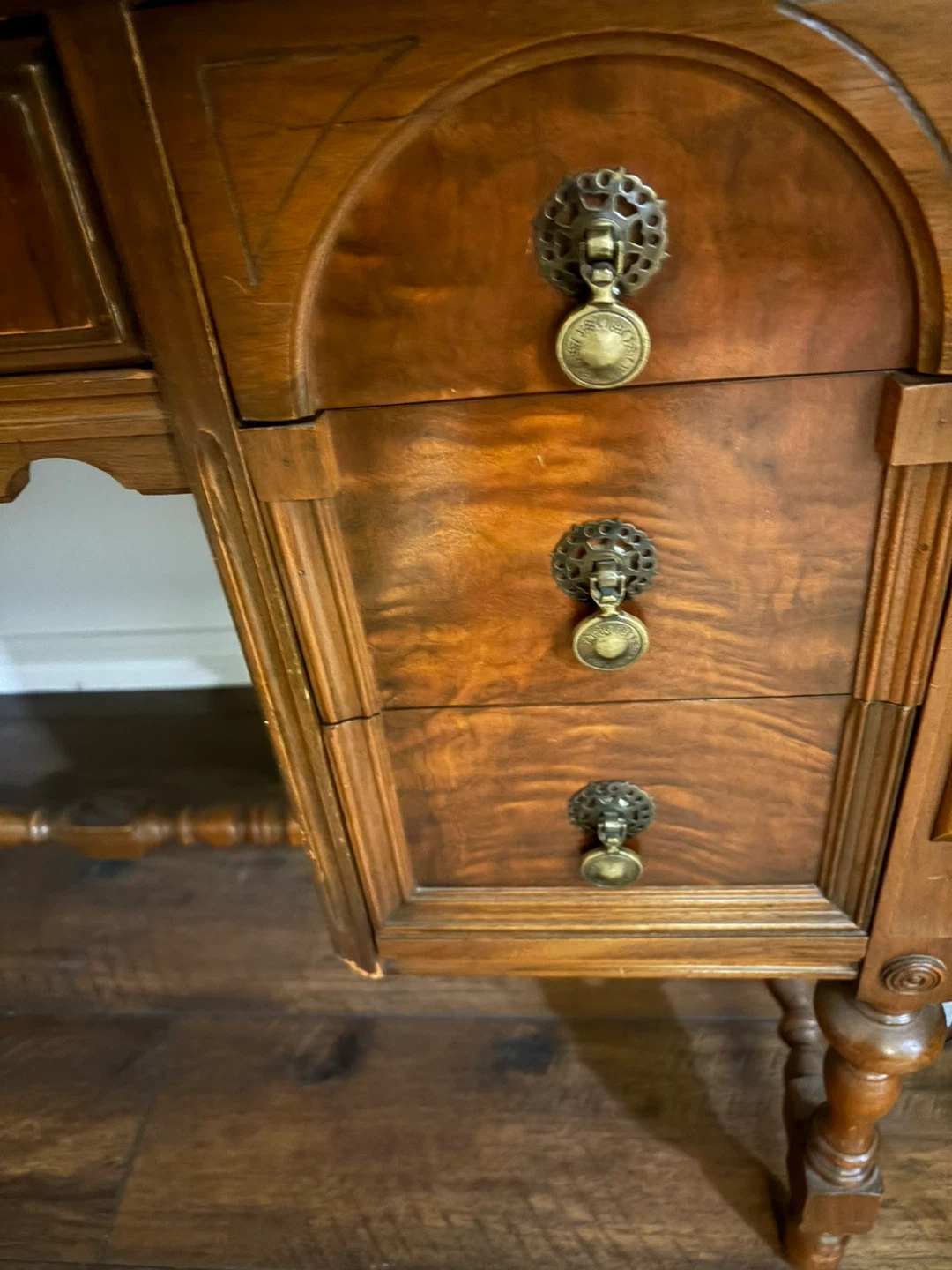 Vintage Wooden Desk - photo 5