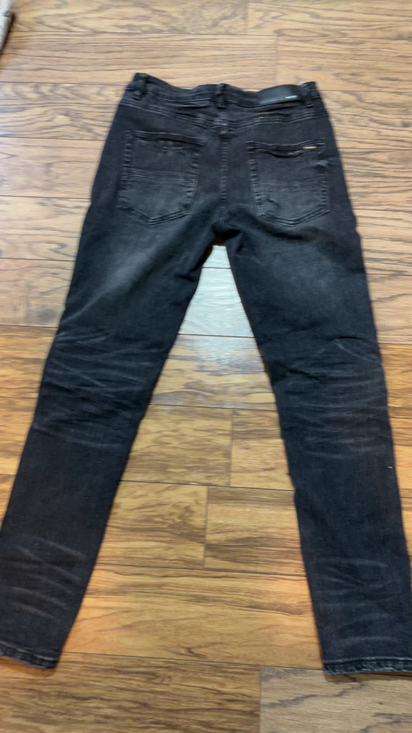 Amiri Black Distressed Jeans - photo 2