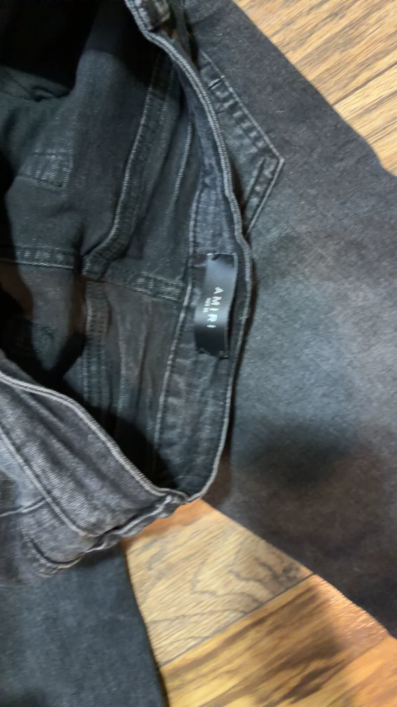 Amiri Black Distressed Jeans - photo 3