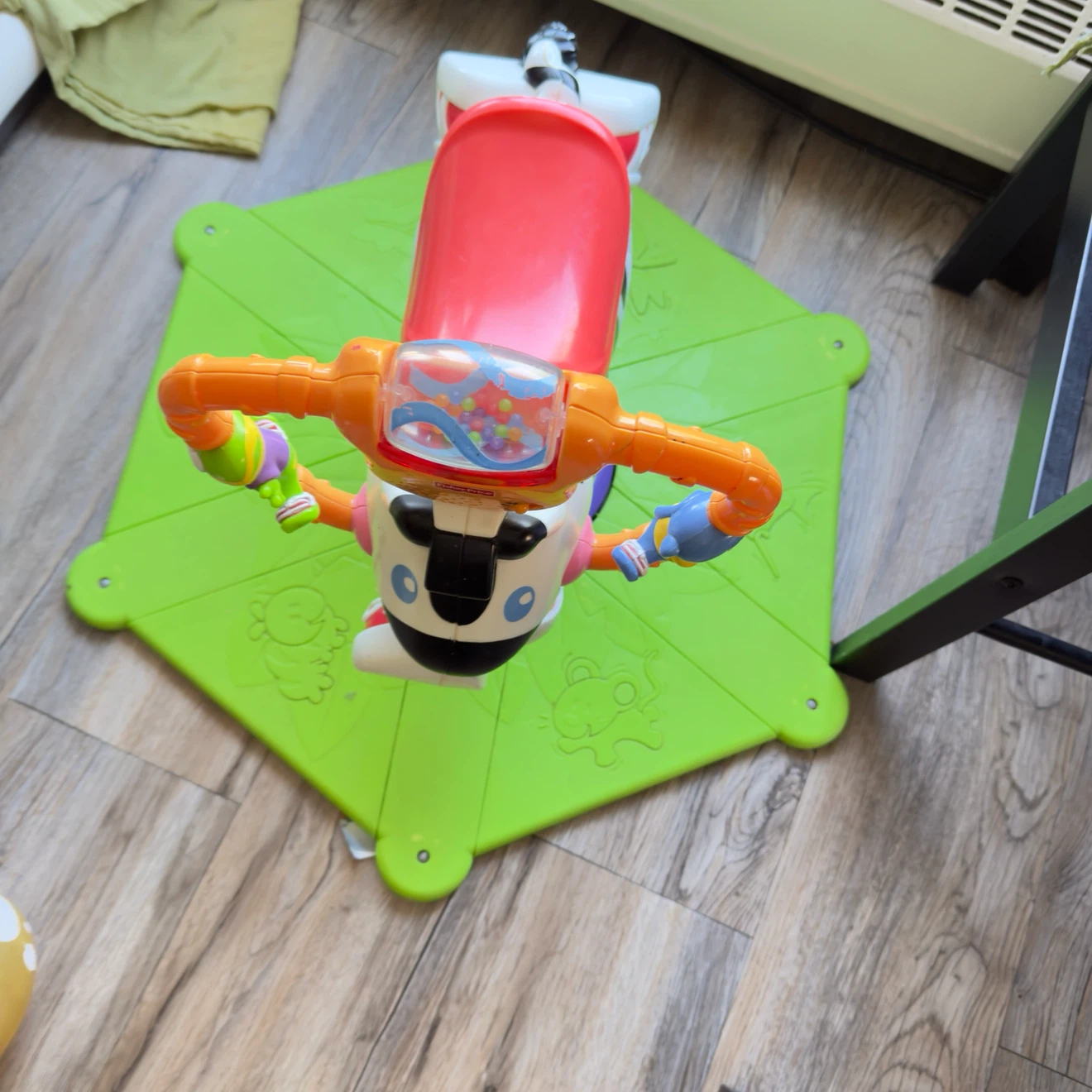 Fisher-Price Zebra Bounce and Spin Toy