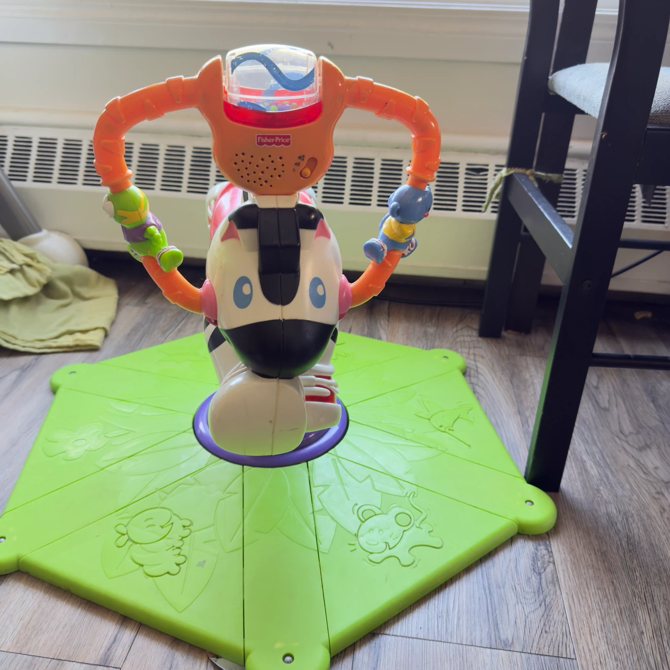 Fisher-Price Zebra Bounce and Spin Toy - photo 3