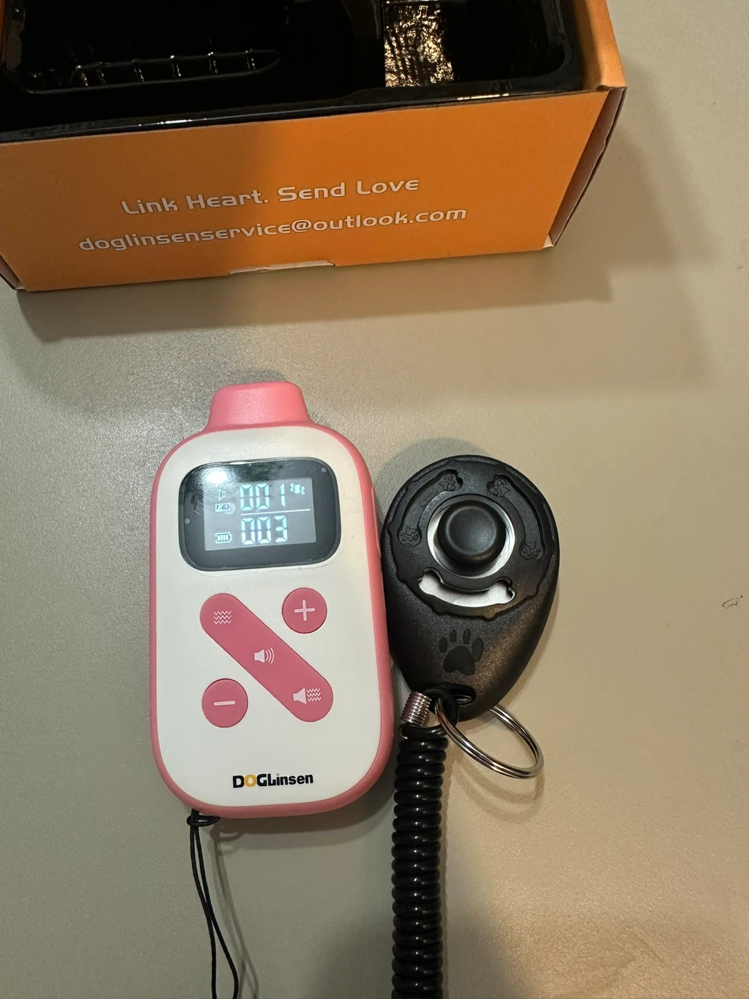 DOGlinsen Dog Training Remote and Receiver