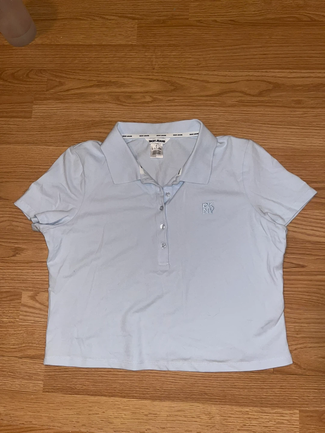 DKNY Jeans Light Blue Polo Shirt - photo 2