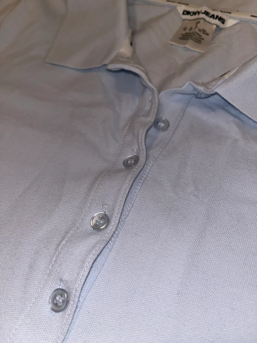 DKNY Jeans Light Blue Polo Shirt - photo 4